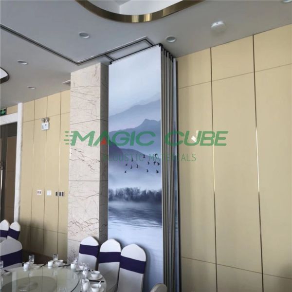 Fire-retardant Movable Partition Wall with High-strength Aluminum Alloy Frame and Composite Sound Insulation Material