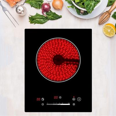 2200w 60Hz Crystal Glass Single Ceramic Cooktop