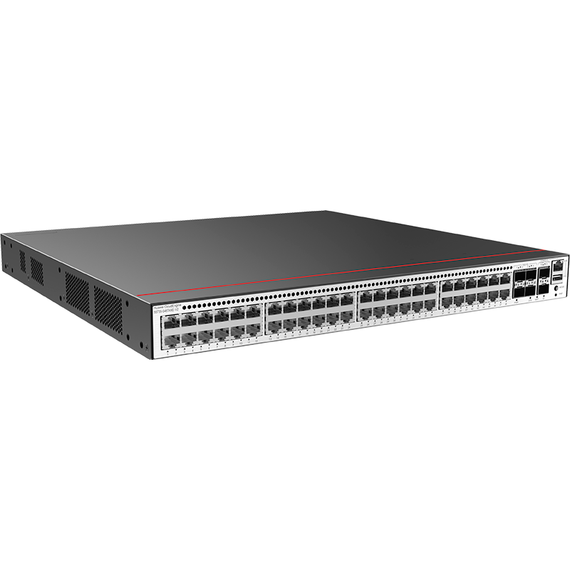 48 Ports PoE Switch S5735-S48T4XE-V2 Enterprise Level Switch with Full-Duplex & Half-Duplex and 10/100/1000Mbps Transmission
