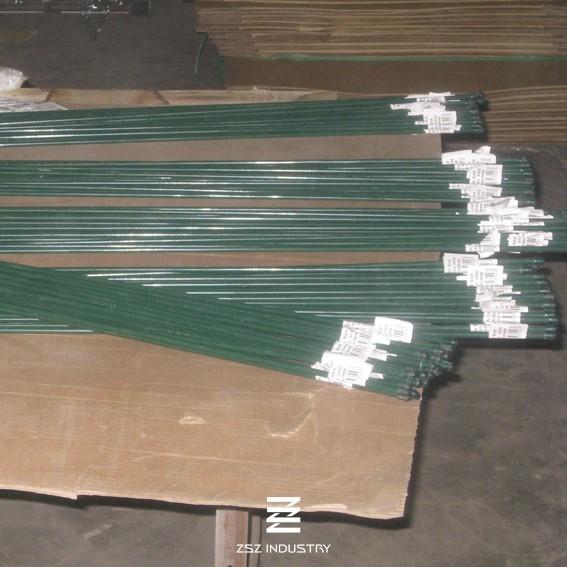 Tension Bar Chain Link Fence Fittings Pvc Coated Finishing Pallet Packaging