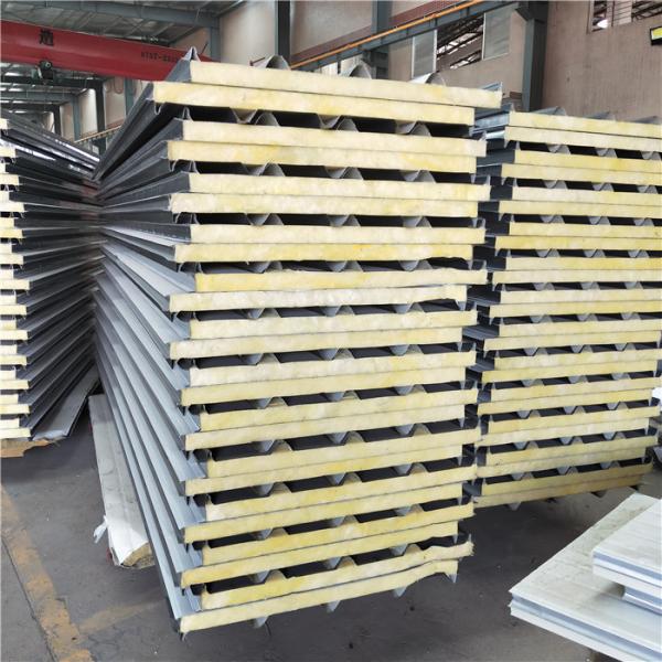 oman manufacturer sandwich panel 50mm rock wool glass roof tile for construction buildings