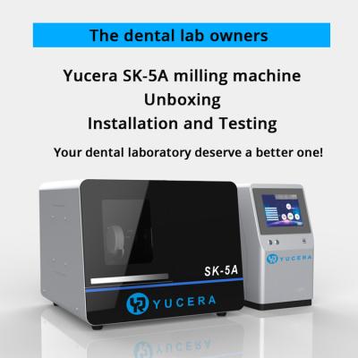 5 precisão de corte dental da máquina de trituração 800W do CAD CAM da linha central 0.2mm