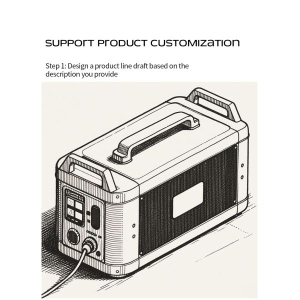 Customization Portable Power Station Generator With MPPT Controller Pure Sine Wave Inverter G