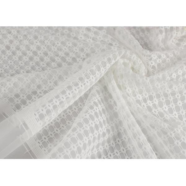 Ткань шнурка полиэстера отверстии стабилизатора вышитая маркизетом для платья свадьбы