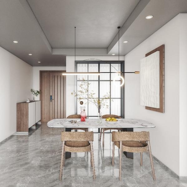 Stylish space-saving apartment furniture dining table Support customization