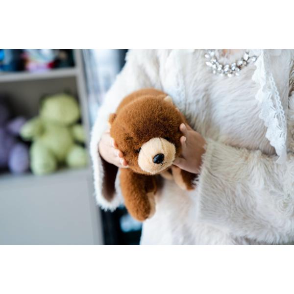 Matériau doux Ours Animal fourré Adorable Bébé Confort Poupée en peluche