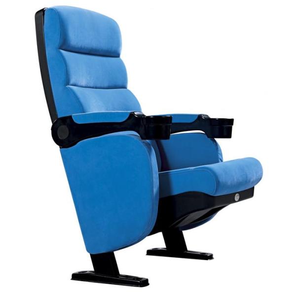Commercial Plastic Theatre Room Chairs Theatre Style Seating With Cup Holder
