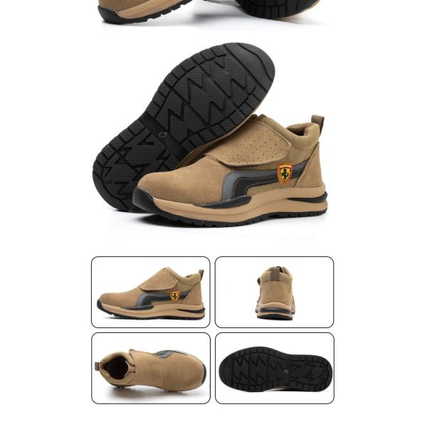 Sapatillas de trabajo confortables y resistentes al agua para hombres