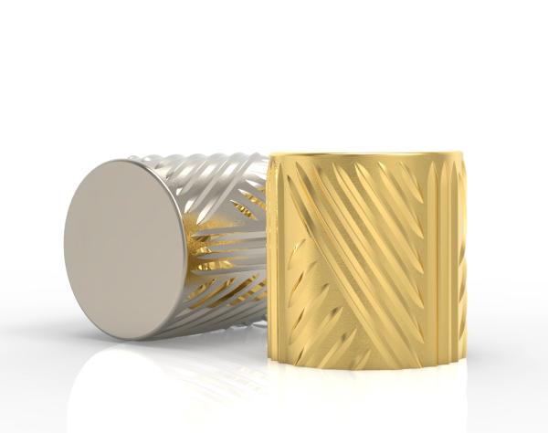 Luxury custom zinc alloy perfume cap Round perfume cap