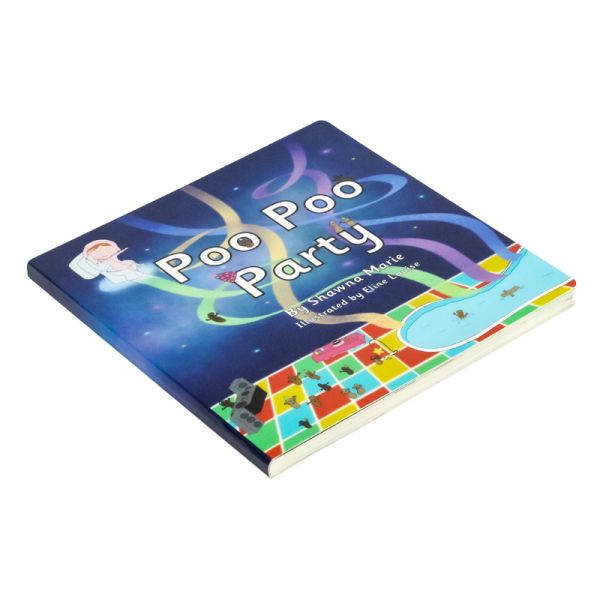 Glossy Lamination Children's Board Books Environmentally Friendly Personalized Story Books