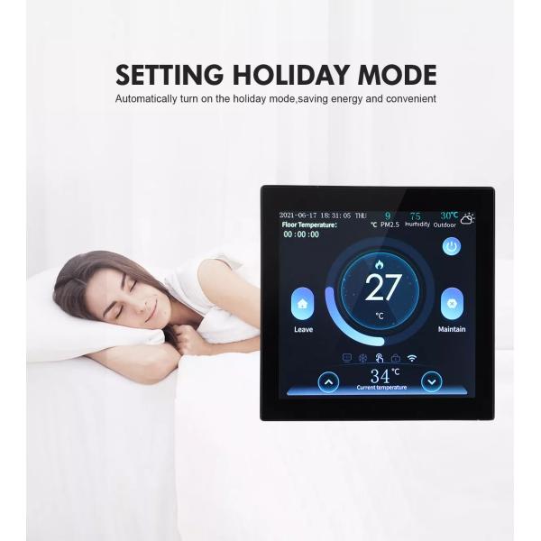 Gas Furnace Underfloor Heating Tuya Wifi Smart Thermostat With Color Screen