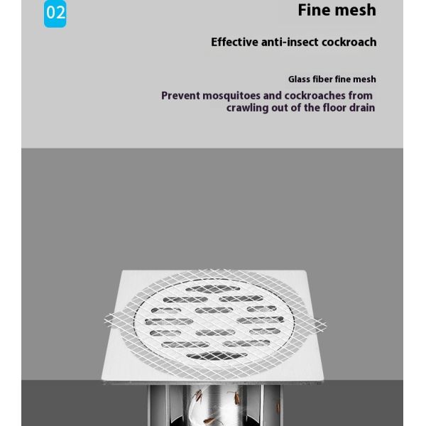 Self Adhesive Disposable Fiber Filter Net Drain Sticker for Bathroom Kitchen Anti-Insect Masking