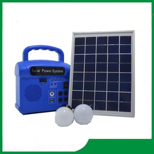 Portable solar lighting kits, smart solar home lighting kits with solar charging for phone charger, light