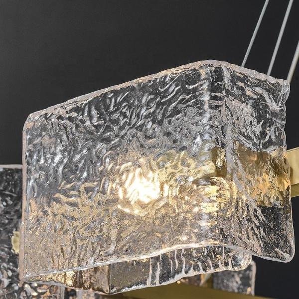 стиль пульсации воды светов шкентеля 3000k 6000k современный дизайнерский декоративный стеклянный