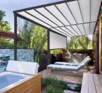 Pergola escamotable réglable moderne de toit de voile de PVC