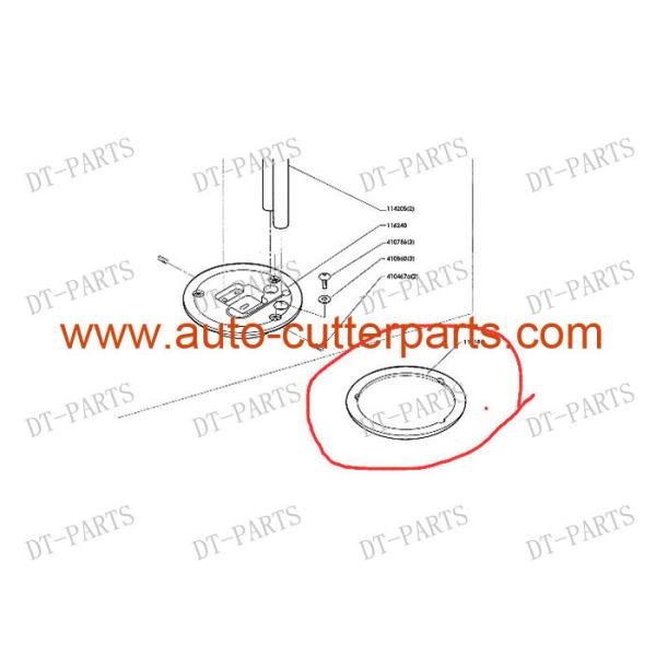Industrial Vector 2500 Auto Cutter Parts Circular Hardware Retaining Ring 118187 To Cutter Machine
