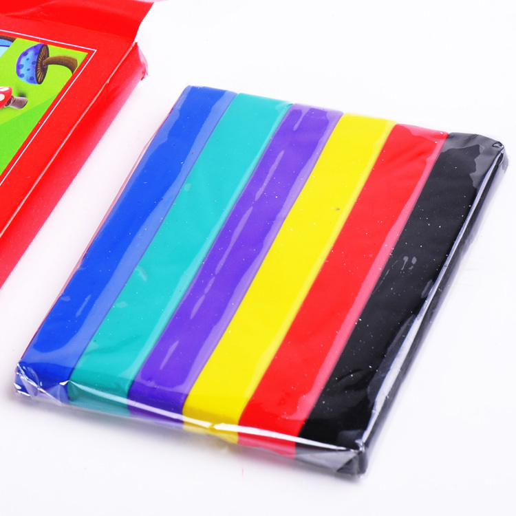 70g 6color Kids DIY Hobby Non-toxic Factory Price Flat Plasticine Modelling Clay
