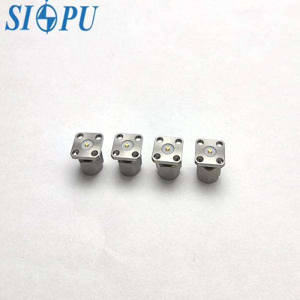 Micro Flange Installation Of Stainless Steel SMA RF Connector For Microstrip Applications At 18GHZ