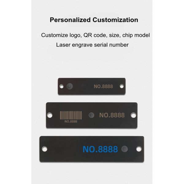 Multi-Size IP68 Waterproof Long Range on Metal RFID UHF Tag for Equipment Tracking