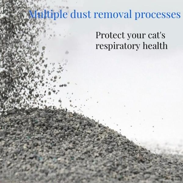 Des déchets pour chats à base de minerai de sodium personnaliser 100 déchets naturels sans poussière