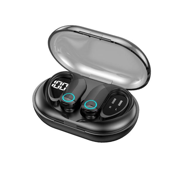 Waterproof Wireless Earbuds Stereo Bluetooth Headphone with Digital Display Travel Battery Indicator Wireless BT Earphone