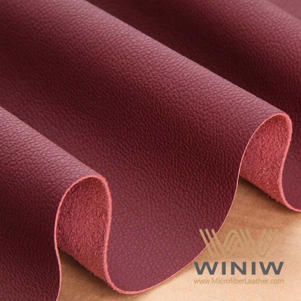 Eco Friendly Microfiber PVC Faux Leather Fabric Synthetic For Car Upholstery