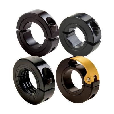 Anodizado encantar fechamento rachado do colar do eixo da linha com parafuso de fixação