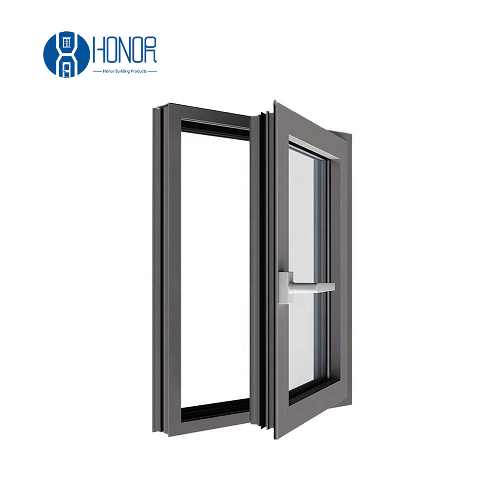 Project Solution Aluminum Casement Window for Villa