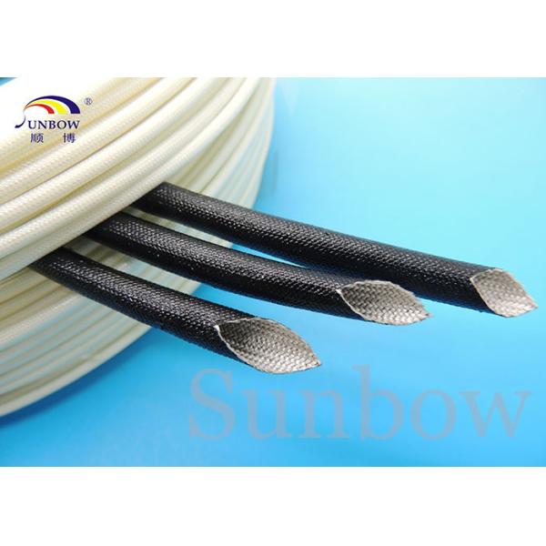 155C Class F Braided Fiber Glass Sleeving Coated Acrylic Resin 2500V