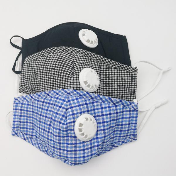 5 Layer Breathable Cotton Face Mask With Pm 2.5 Activated Carbon Filter