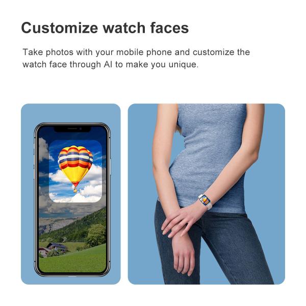 1,78 дозор здорового спорта тарифа сердца дюйма 420*485 ECG Mp3 умный