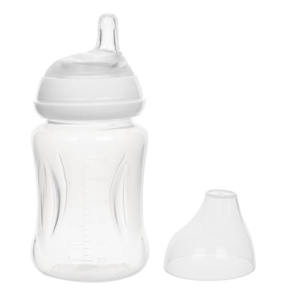 Прозрачная антиколика для новорожденных, питьевая бутылка для младенцев, стерилизация микроволновой печи для младенцев, без BPA