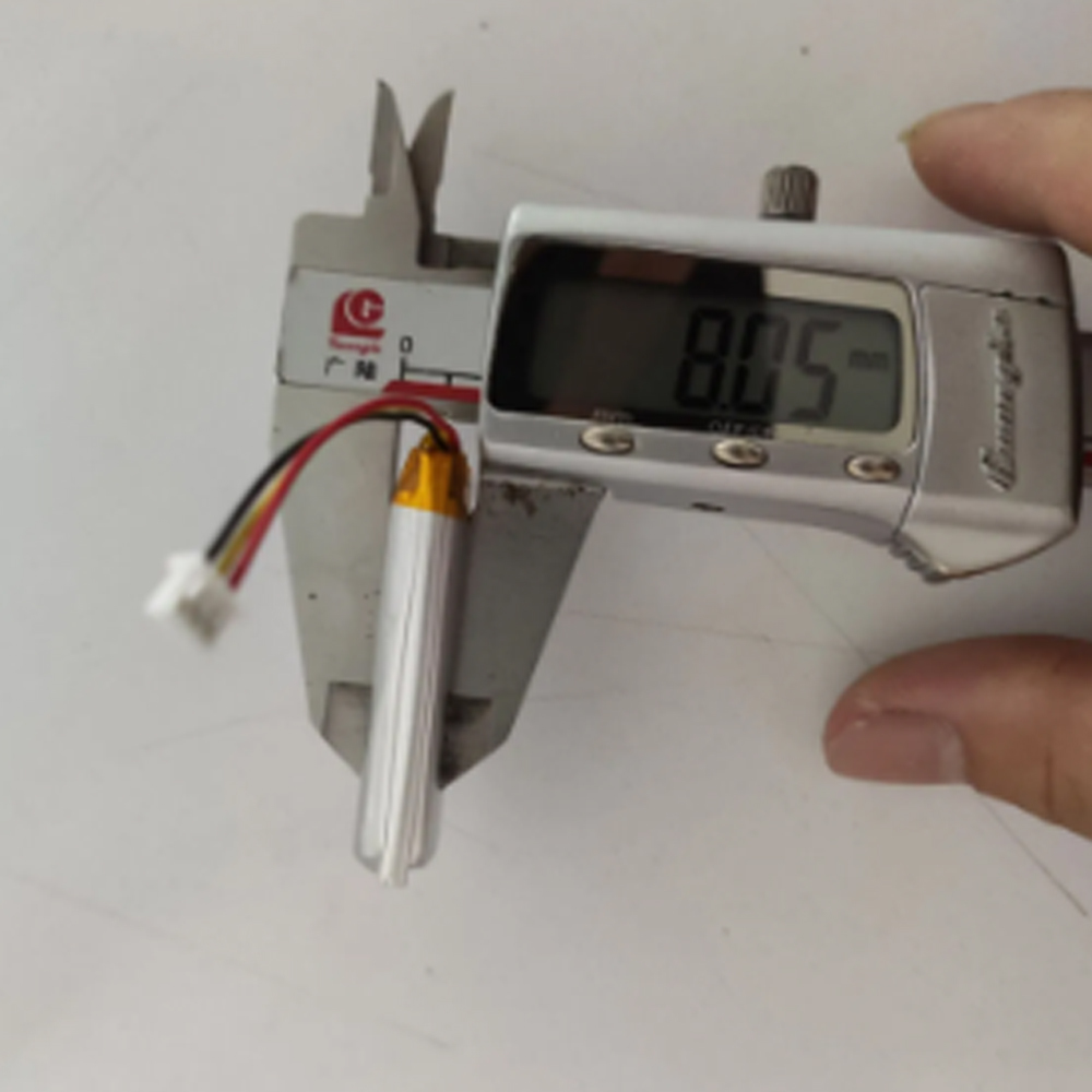 802045 3.7V 750mAh Li Polymer Rechargeable Battery For GPS Tracker Wearable Devices