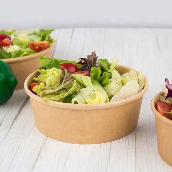 Бумага еды принимает прочь коробке одностеночное Biodegradable 1200ml