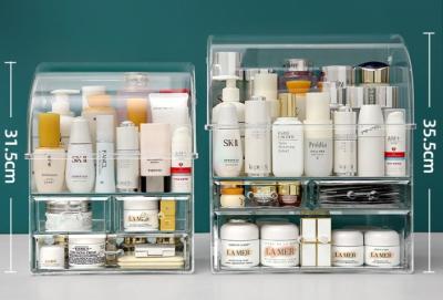 Trend Clear Transparent Makeup Acrylic Cosmetic Box Lipstick Jelwery Storage Display Box