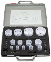 Kit de scie cloche bimétal 18 pièces avec coffret ABS pour la coupe du métal