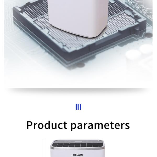 DH-252BH 25L/D Smart Home Desiccant Dehumidifier With Air Purifier for Commercial Needs