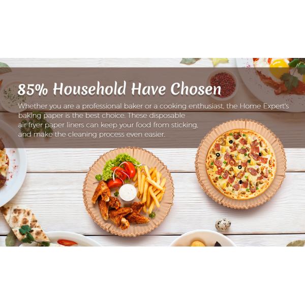 Air Fryer Disposable Paper Liner Reusable Air Fryer Liners, Round Air Fryer Parchment Paper, Non-Stick Food Grade