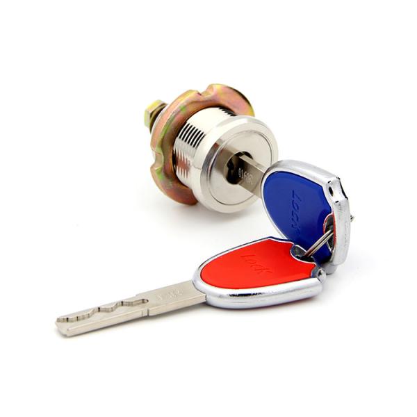 Iron Housing Disc Tumbler Cam Lock  D32mm * L26.2mm Two Position Pull