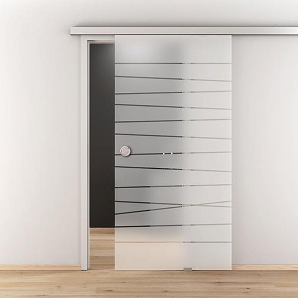 Safety Frosted Glass Bathroom Door Explosion Proof Privacy Glass Interior Door Size Custom Frosted Glass Doors For Office