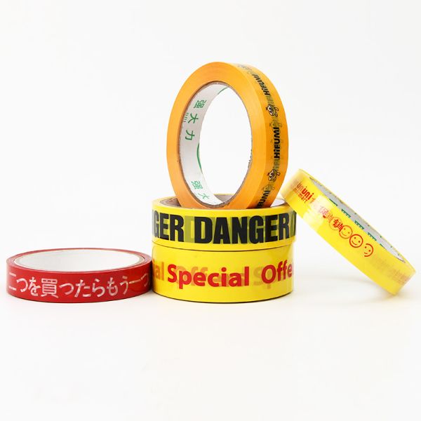 Brand Supplier OPP Packaging Adhesive Cello Jumbo Roll Shipping Transparent Fragile Plastic Bopp Custom Tap