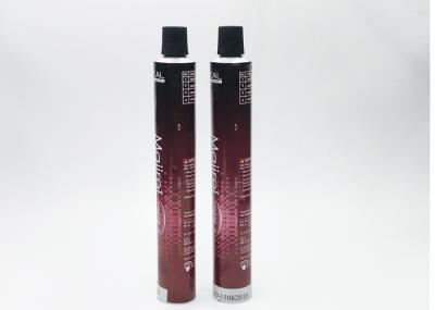 Hair Dyeing Cream Aluminium Tube Packaging D28MM With Octagonal Mushroom Cap