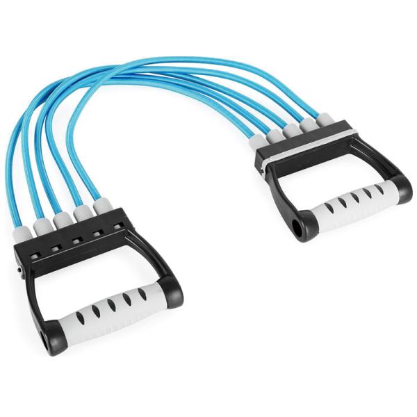 Soft Resistance Gym Crossfit Equipment 205cm Exercise Chest Expander Latex