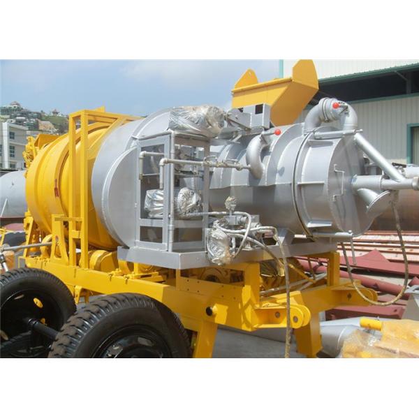 PLC Control System 23.7KW Oil Burner Cold Mix Asphalt Plant 8Tons Per Hour Capacity