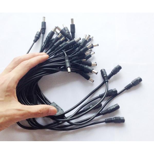 1 Male to 8 Dual Female Splitter Cable for 5.5mm/2.1mm CCTV Camera DC Power CE Approved