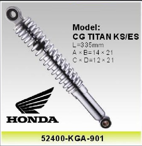 Brazil Honda BIZ C100 Rear Shocks , Brazil Motorcycle Shock Absorber C100 cc Cub 300mm Shocks