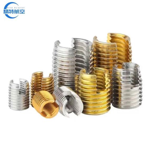 Unc/Unf Wire Sleeves Screw Nut Threaded Inserts for Automotive Rail Vehicle Industry 500pcs/bag Metric Thread Sizes