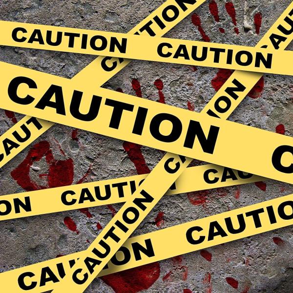 Caution, Police or Biohazard High Visibility Tape | 1000 Ft | Halloween Decoration Tape for Haunted Houses