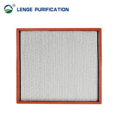 Sobre a sala de limpeza de 200 ℃ HEPA filtram o separador H14 de aço inoxidável com selo do silicone