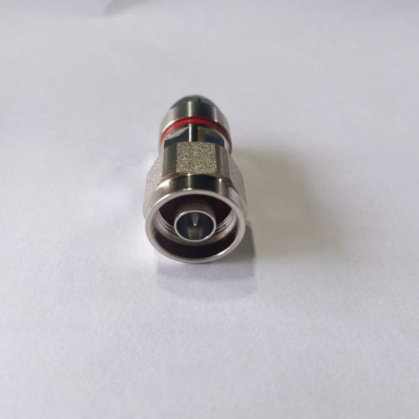 High Reliability N Connector Male Clamp Cable Connector Small For 3/8  Super Flexible Cables